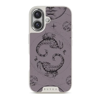 Scorpio - iPhone 16 Case, Elite Light (MagSafe) / Silver / Purple