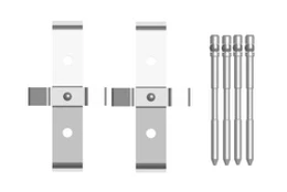 BOSCH 1 987 474 440 Brake pad fitting kit kaina