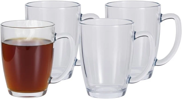 Excellent Houseware puodelių rinkinys, 400 ml, 4 vnt.