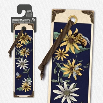 Vintage Bookmarks - Bees & Flowers