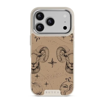 Aries - iPhone 17 Pro Case, Elite Light (MagSafe) / Silver / Beige
