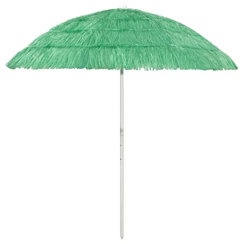 Paplūdimio skėtis, žalios spalvos, 240cm