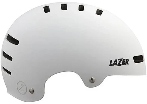 None Šalmas LAZER ONE+, matinis baltas, L,