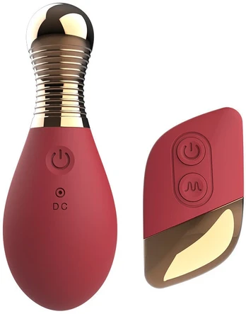 Vaginalinis kamuoliukas Kegel Remote Control, raudonas