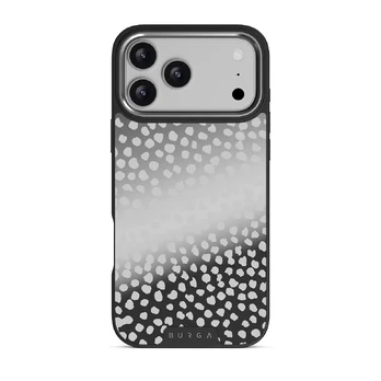 Night Sky - Dotted iPhone 17 Pro Max Case, Elite Mirror Dark (MagSafe) / Silver