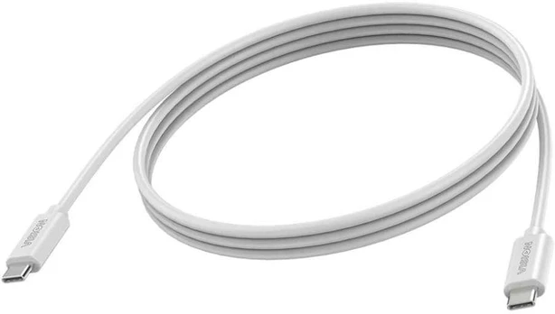 VISION 2m Baltas USB-C Cable