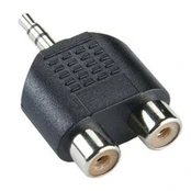 Sbox Technology Sbox 3.5mm M.->2 X 3.5mm F. AD.3.5-2X3.5 kaina