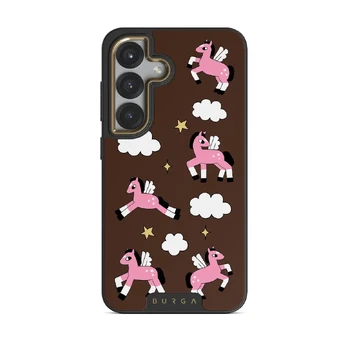 Cloud Hopping - Samsung Galaxy S25 Plus Case, Elite Dark (Magnetic) / Gold