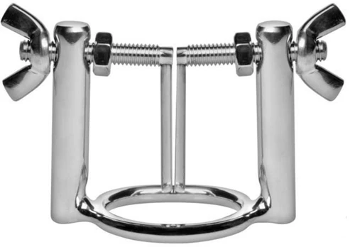 Metal Hard Stainless Steel Glans Ring with Adjustable Urethral System