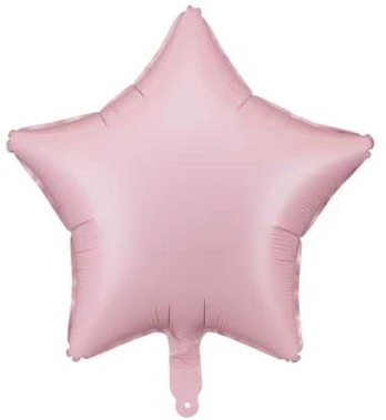 Party Deco Lyserød stjerne folieballon, 48 cm