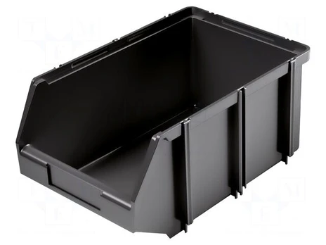 Container: cuvette | black | 162x108x75mm | CLICK BOX