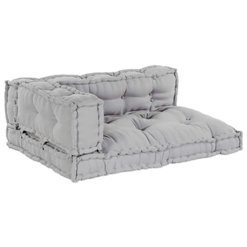 Modulinė sofa 3 pcs Pilka 120 x 80 x 38 cm audinys