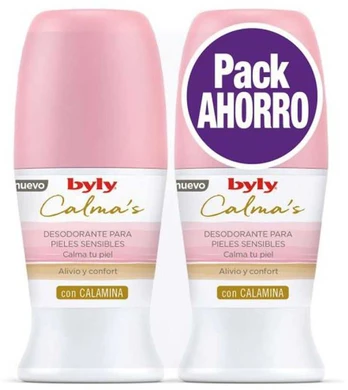 BYLY SENSITIVE CALM DEO ROLL-ON PACK 2 x 50 ml