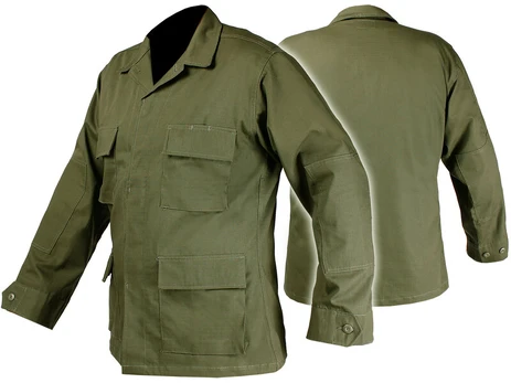 Vyriškas kariškas džemperis Mil-Tec BDU Rip Stop Sweatshirt, Olive
