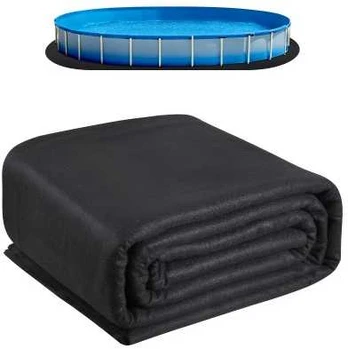 15x30 ft ovalus baseinas paklotas