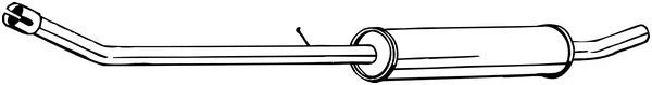 Vidurinis duslintuvas BOSAL 284-637