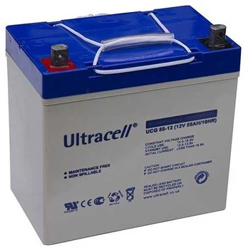 Akumuliatorius Ultracell UCG55-12 (55Ah, 12V)