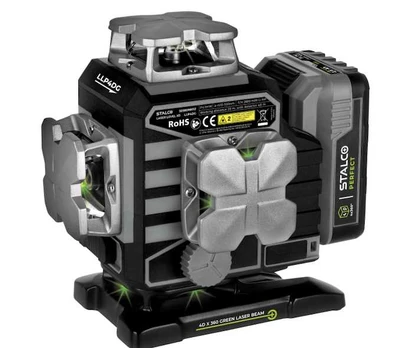Stalco Perfect Lazerinis matuoklis 4D LLP4DG žalias STALCO