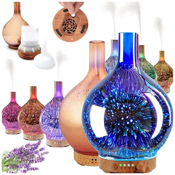 Oro drėkintuvas 3D RGB aromaterapija