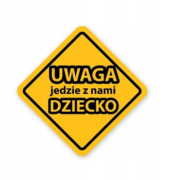 Atšvaitinis lipdukas vaikas automobilyje