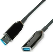 Roline USB-A – USB-A USB laidas 20 m juodas (12/04/1077)
