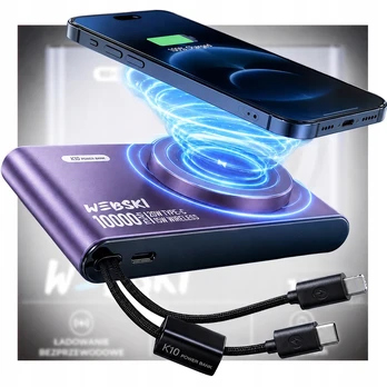 Powerbankas Webski, 10 000 mAh
