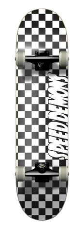 Speed Demons Checkers Soft Top Complete Skateboard
