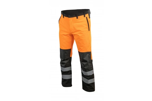 TRAUN softshell įspėjamosios kelnės oranžinės XL