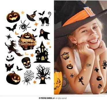 Fiesta Halloween tatoveringer 1