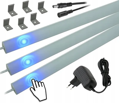 Kampinė Led juosta po spintele 3x170cm su Reguliavimu