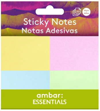 Sticky Notes 30*50mm 4 pastel colors 400G
