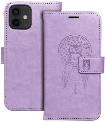 Dėklas Oem MEZZO Book case for IPHONE 12 / 12 PRO dreamcatcher violetinė