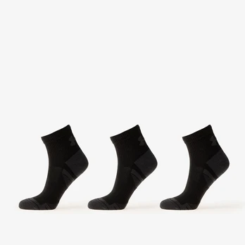 Under Armour Performance Tech 3-Pack Qtr Black - Dydis M (1379510-001 Kojinės)