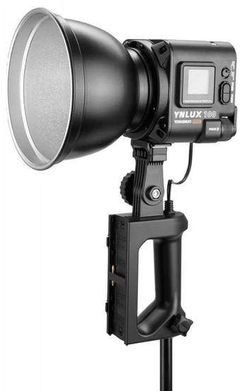Lempa Yongnuo LUX100 Pro, 12.5 cm, juoda sp.
