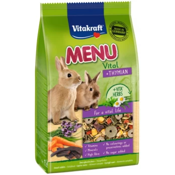 Vitakraft Chovex Sro Menu thymian 1kg triušių pašaras