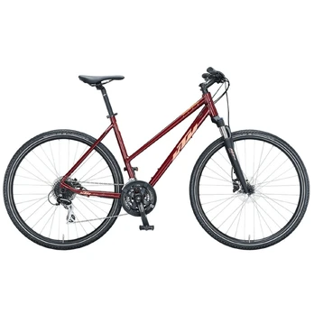 KTM Life Track 28" 24G dydis 17" (43cm) (raudonas) 021205233