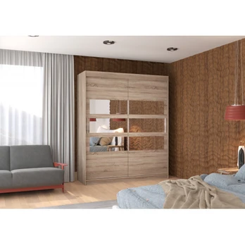 Sliding wardrobe with mirror TOLEDO 180