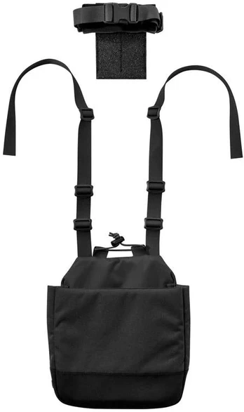 Modulinis dėklas Tasmanian Tiger Quiver Set, Juoda