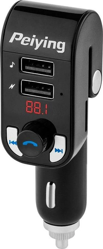 Peiying Automobilinis FM moduliatorius su Bluetooth