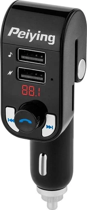 Peiying Automobilinis FM moduliatorius su Bluetooth kaina
