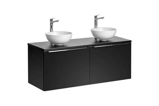 Vonios baldų komplektas Santa Fe Black, 120 cm