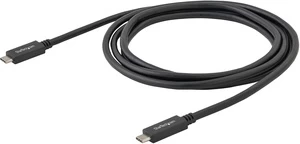Kabelis StarTech USB-C to USB-C USB Type-C, USB Type-C, 0.5 m, juoda