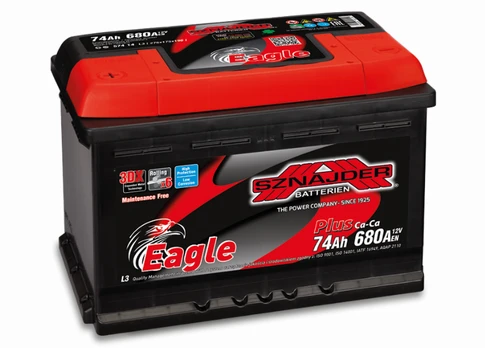 AKUMULIATORIUS SZNAJDER EAGLE CALCIUM PLUS 12V/74AH/680A EN L3 57414