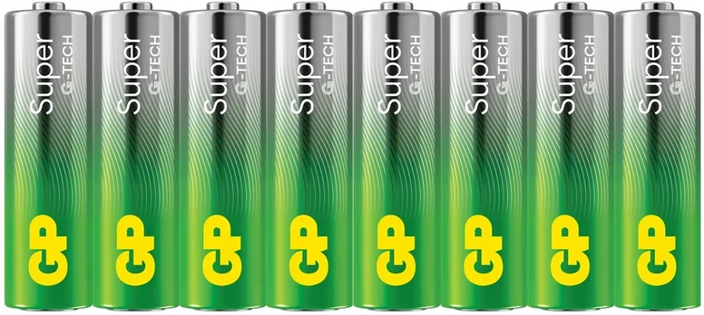 4x Alkaline baterijos Aa Lr6 Gp Super G-tech 1.5v