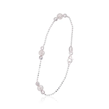 Sidabrinė apyrankė „Moon Beads II“