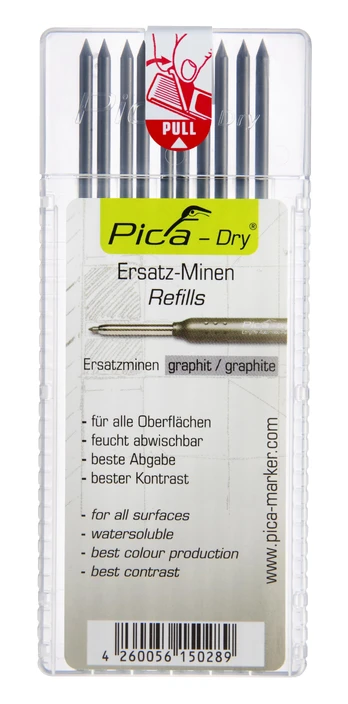 Grafitinės šerdys PICA 4050 2,8mm, 10vnt.