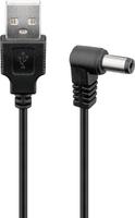 USB maitinimo laidas - DC kištukas 5,5x2,5 Goobay 1m