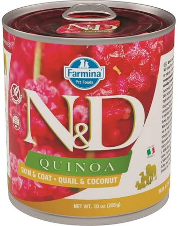 FARMINA N&amp;D Dog quinoa quail&amp;coconut 285 gr