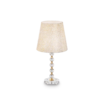 Ideal Lux Table lamp with 1 light QUEEN, E27, auksinis color