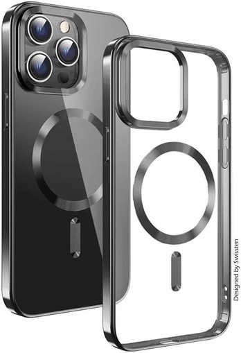 Swissten Clear Jelly Magstick Metallic Case for Apple iPhone 16 Pro Max